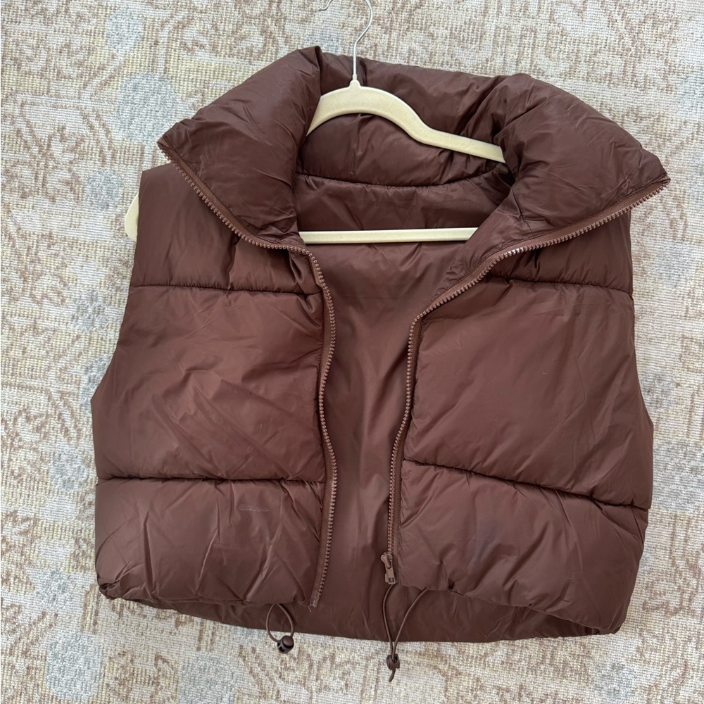 Amazon Brown Puffer Vest
